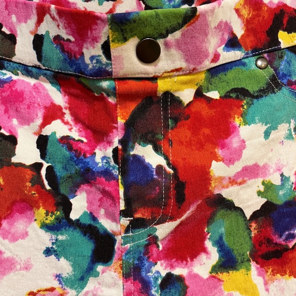 ORANGE Fashion Village size L multi coloured pullon pants - Picture 4 of 6